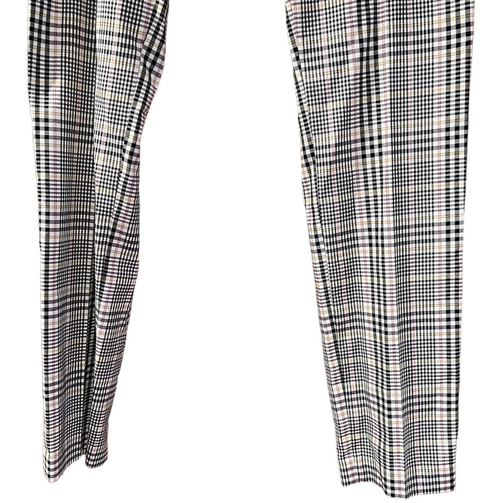 Topman Pants Mens W38 L36 Stretch Skinny Plaid Printed Trouser Business Casual - Picture 6 of 10